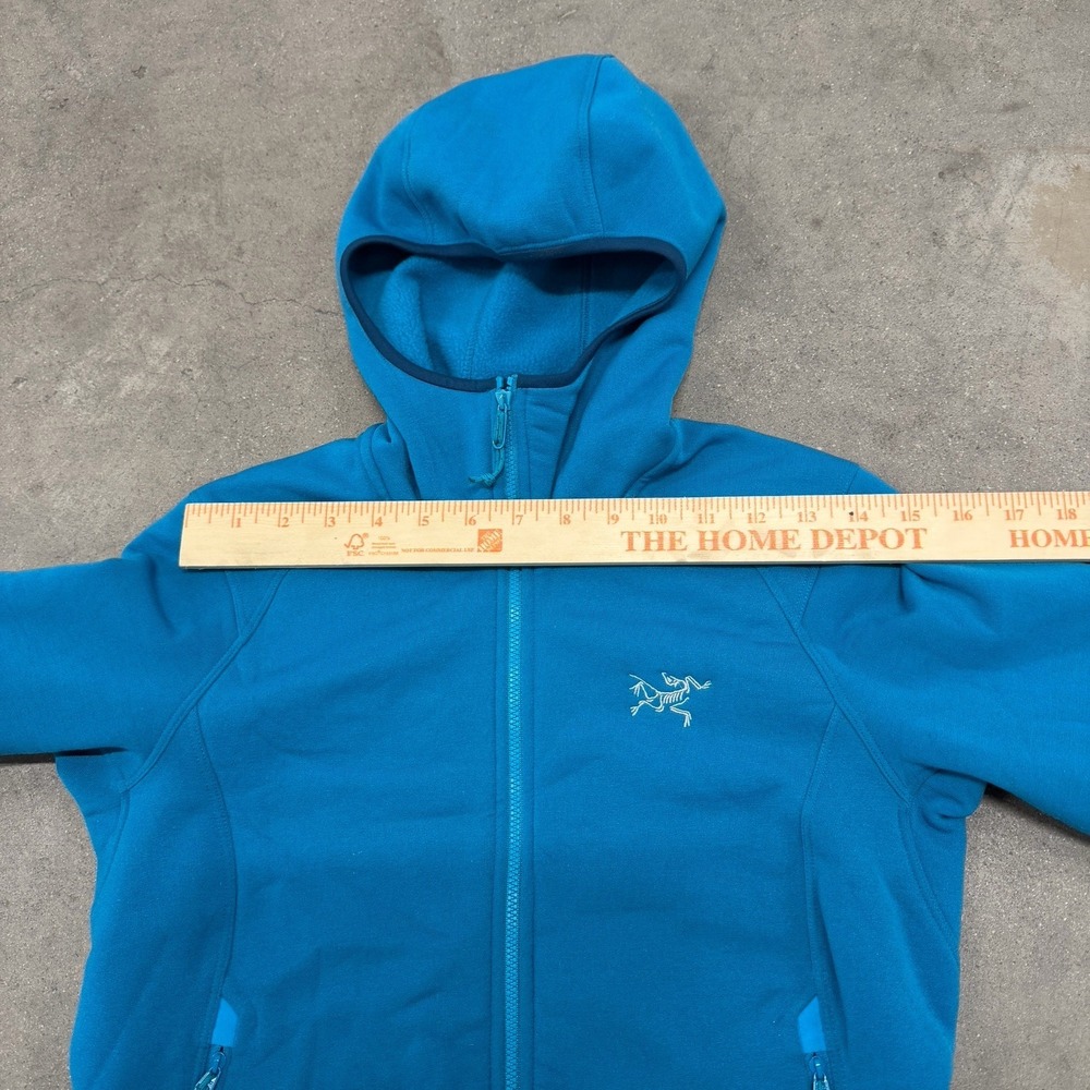 Arcteryx Kyanite Hoodie Women Small Turquoise Blue Ski Touring Soft Fleece Gorp - Picture 10 of 13
